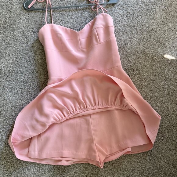 Amanda Uprichard Pink Romper Dress - Picture 4 of 8